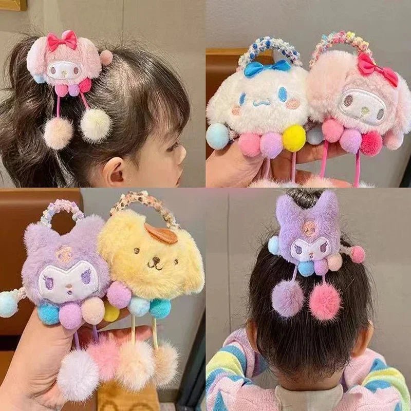 Hair Cute Plush Elastic Scrunchies - itzy bitsy