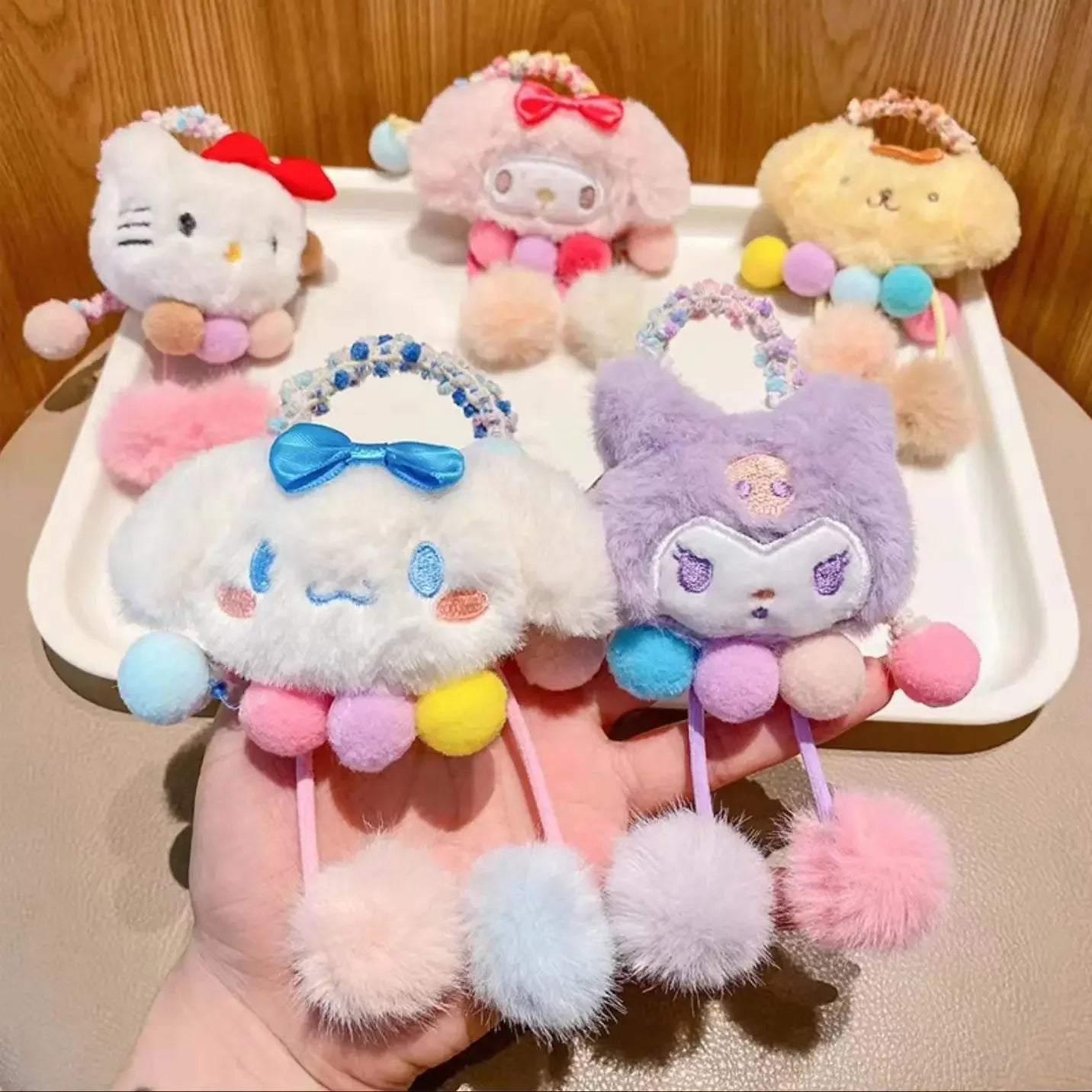 Hair Cute Plush Elastic Scrunchies - itzy bitsy