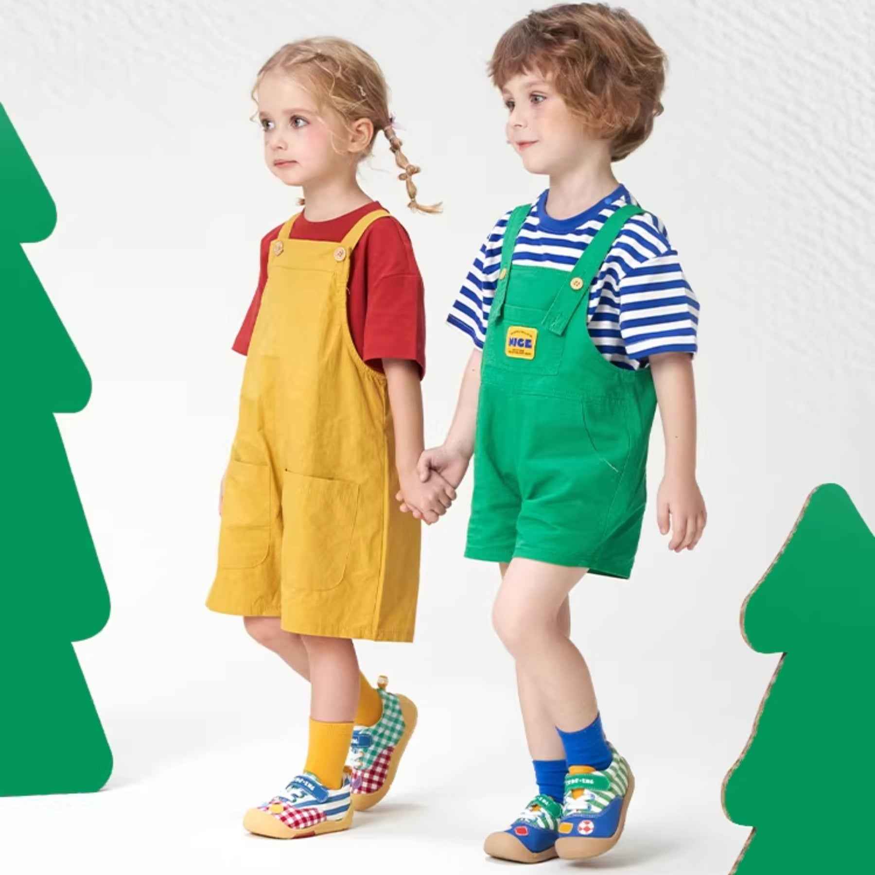 Kidsing Kedi Star Toddler Canvas Shoes Soft Sole Non-Slip Unisex Shoes