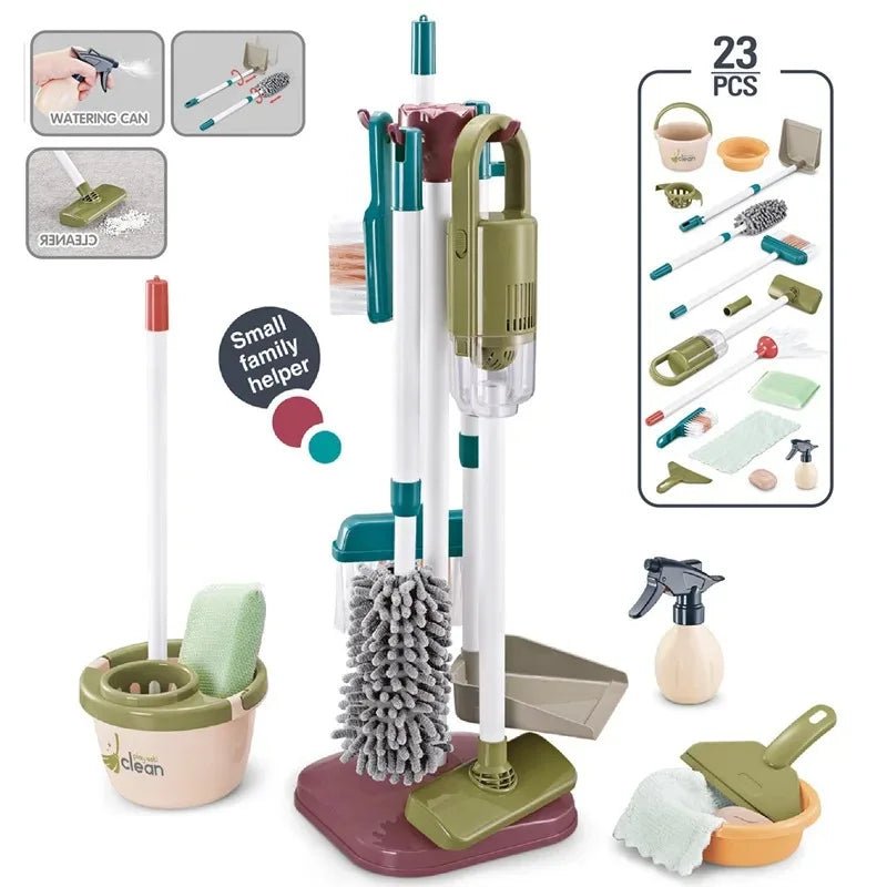 Household Cleaning Pretend Play Tool Set - itzy bitsy
