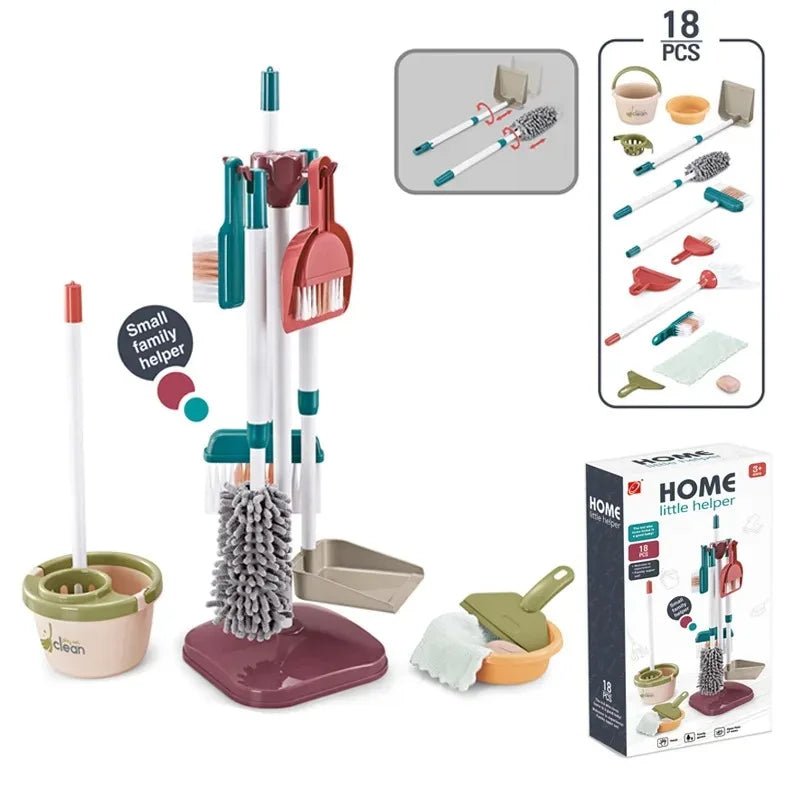 Household Cleaning Pretend Play Tool Set - itzy bitsy