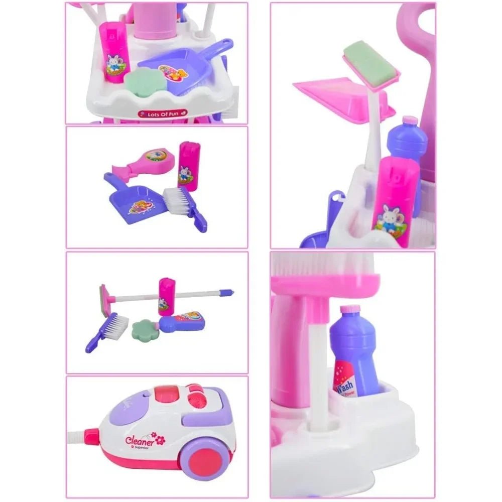 Housekeeping Cleaning Trolley Playset - itzy bitsy