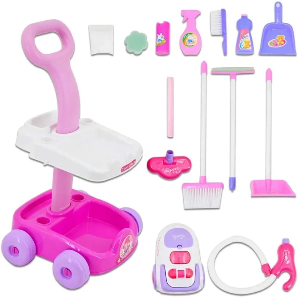Housekeeping Cleaning Trolley Playset - itzy bitsy