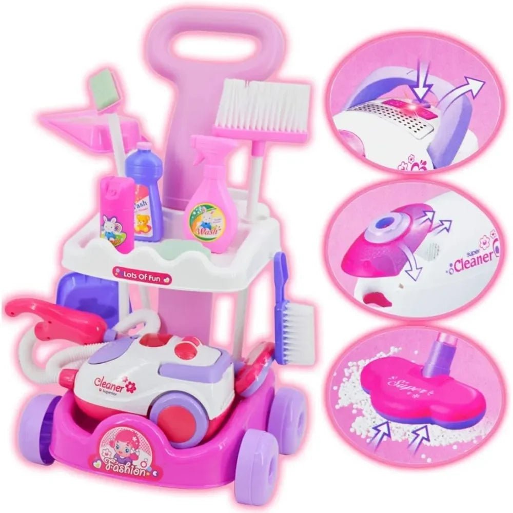 Housekeeping Cleaning Trolley Playset - itzy bitsy