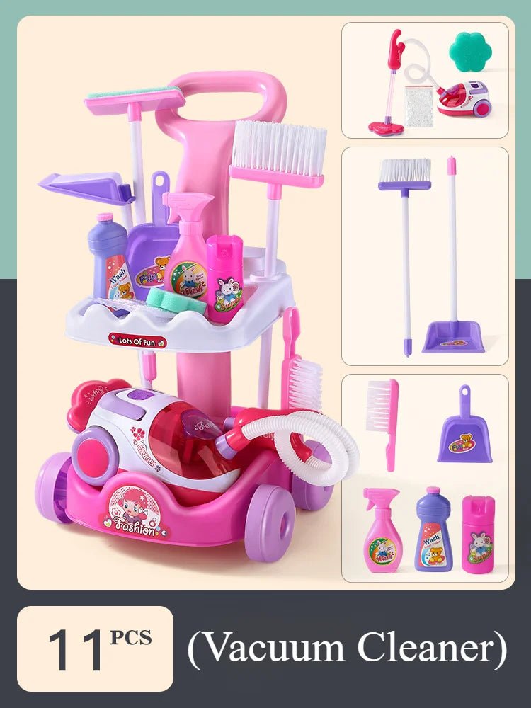 Housekeeping Cleaning Trolley Playset - itzy bitsy