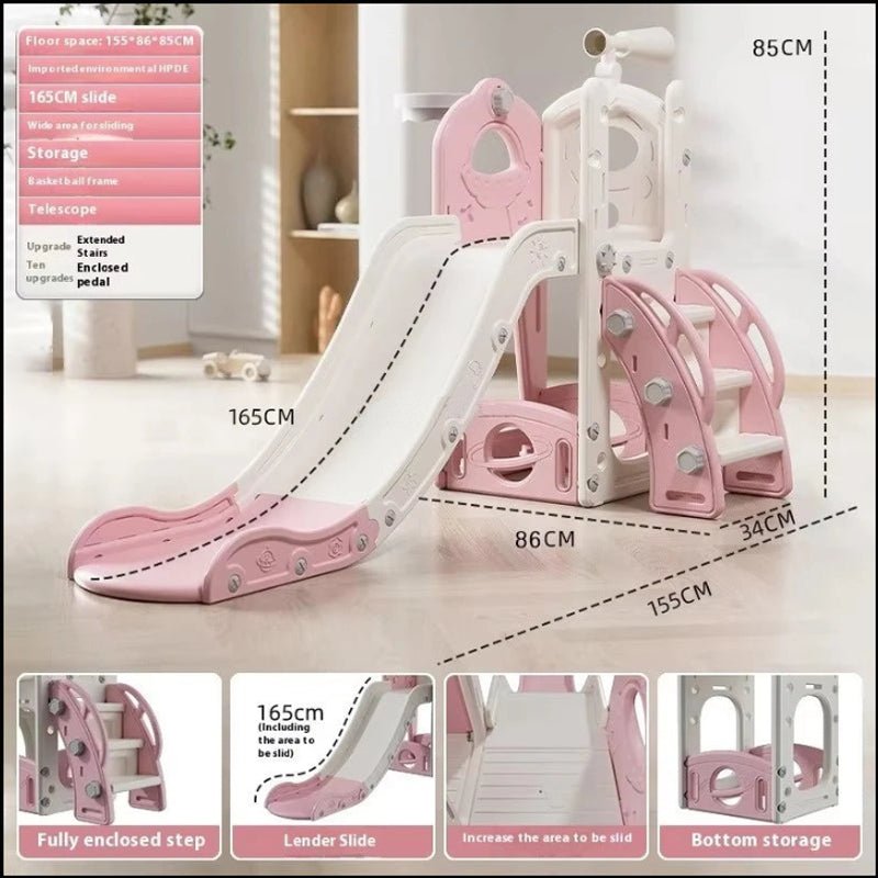 Indoor/Outdoor Swing Slide Set - itzy bitsy