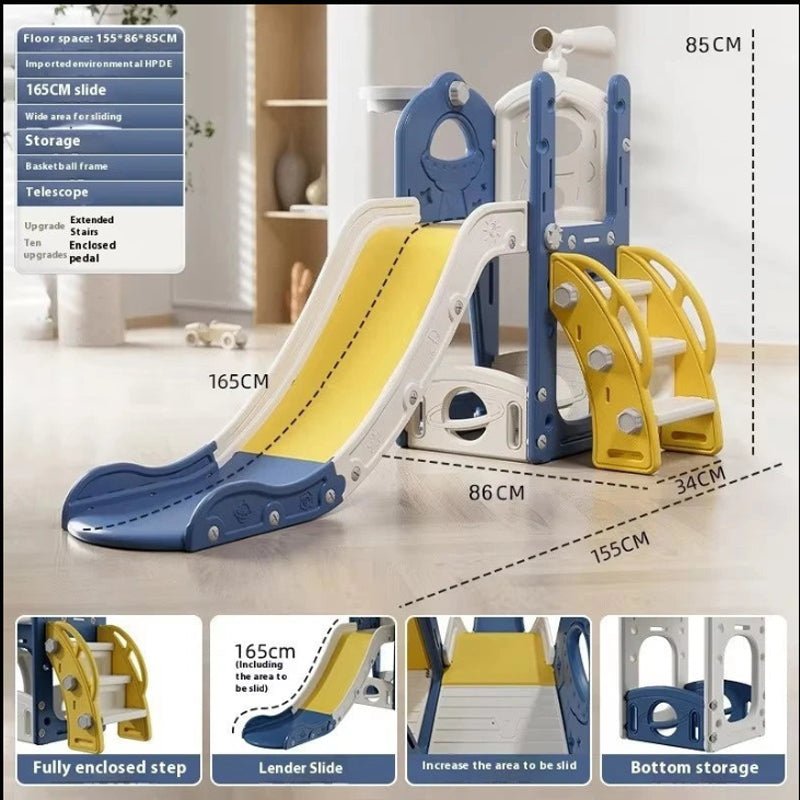 Indoor/Outdoor Swing Slide Set - itzy bitsy