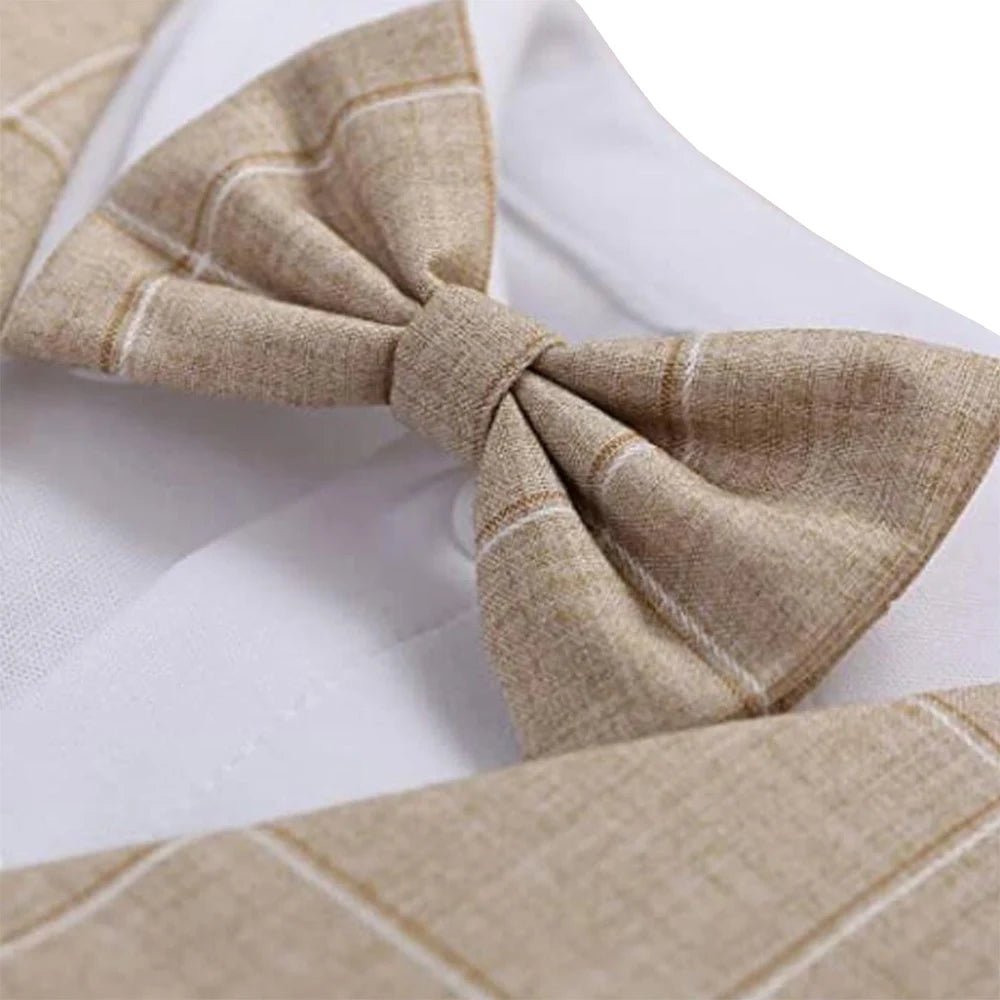 Infant Formal Party Suit Plaid Outfit - itzy bitsy