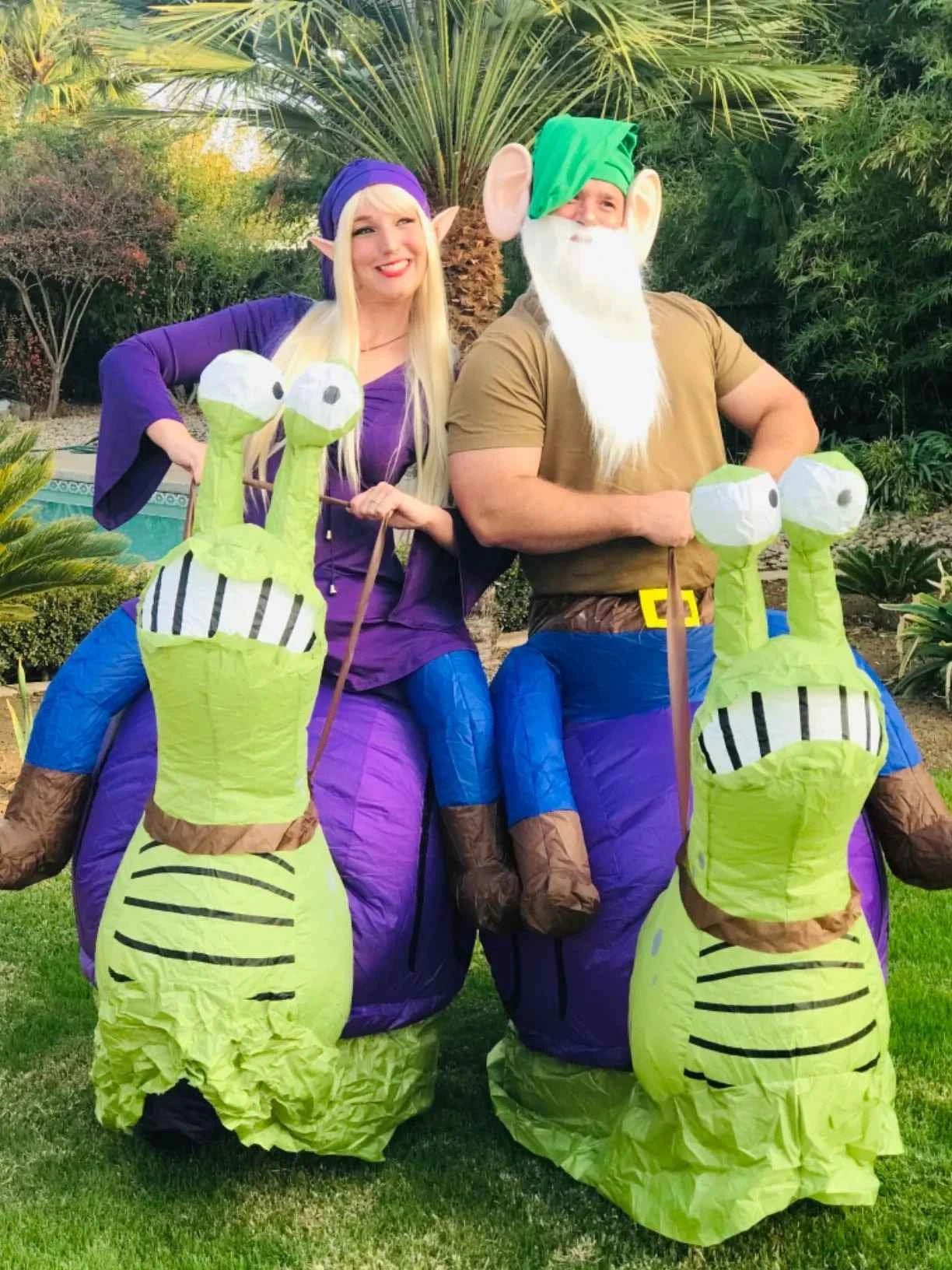 Inflatable Snail Ride Costume - itzy bitsy