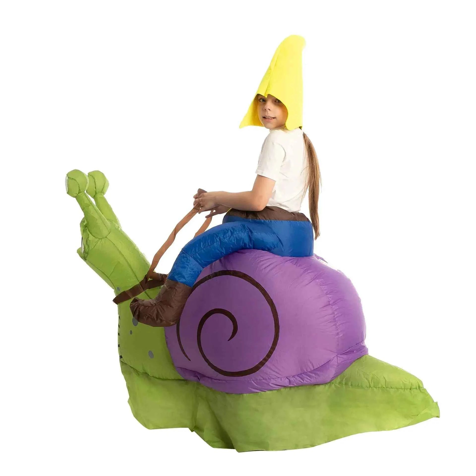 Inflatable Snail Ride Costume - itzy bitsy