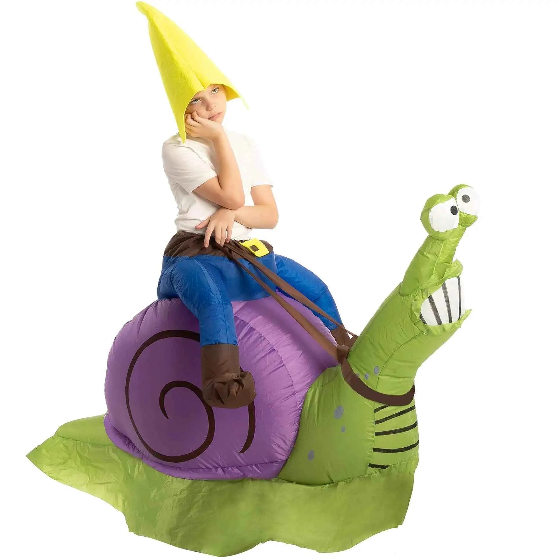Inflatable Snail Ride Costume - itzy bitsy