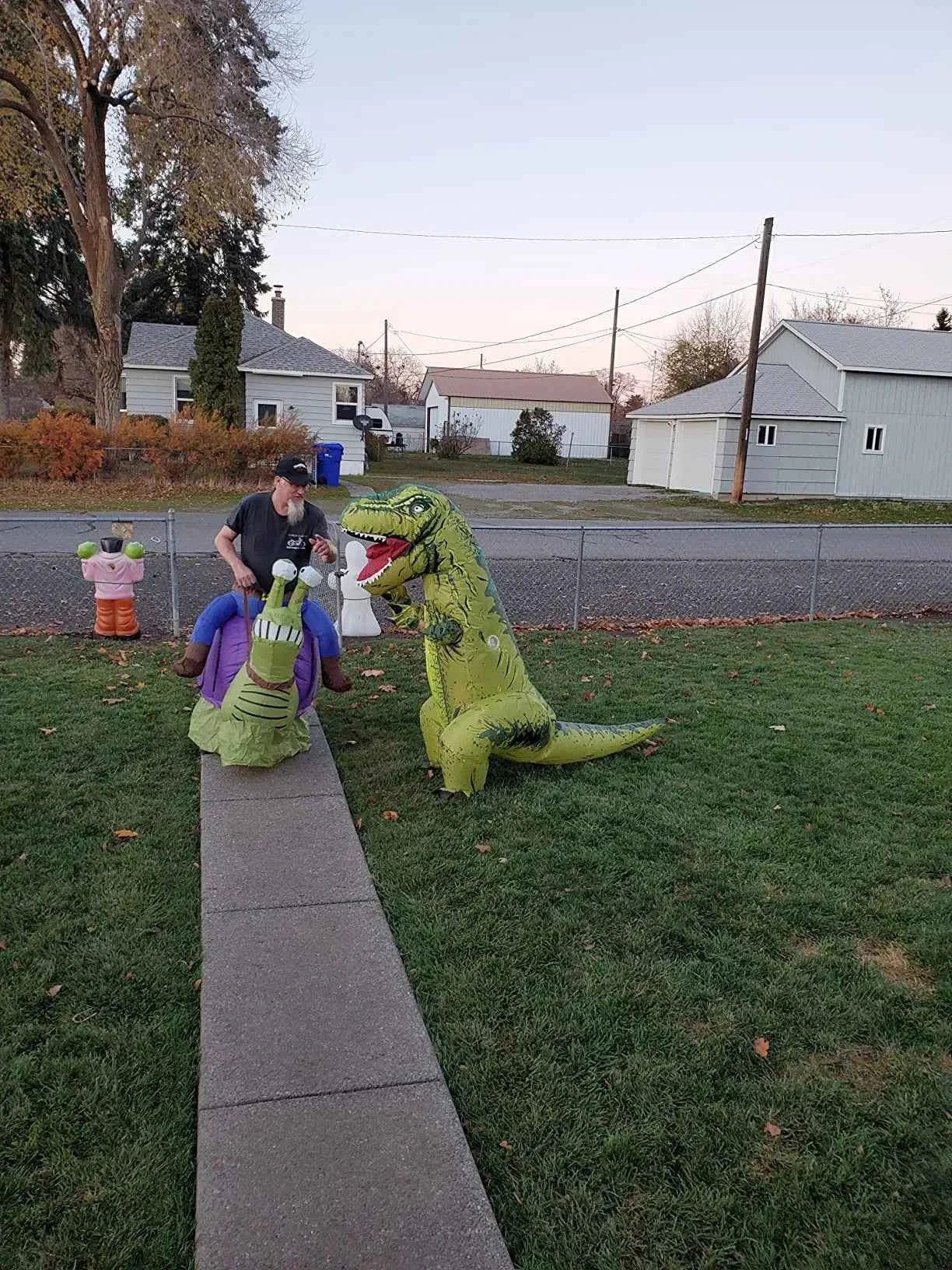 Inflatable Snail Ride Costume - itzy bitsy