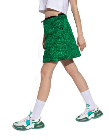 D&G Designer Inspired Air Master Sneakers Women | Green-Pink