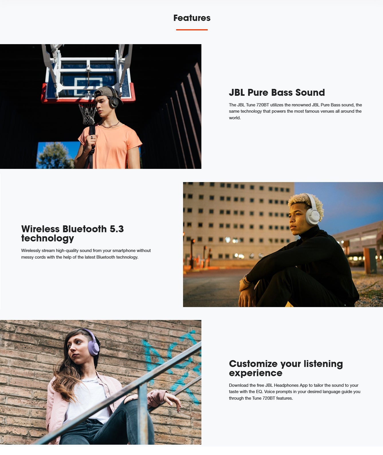 JBL TUNE 720BT Foldable Wireless v5.3 Headphones - itzy bitsy