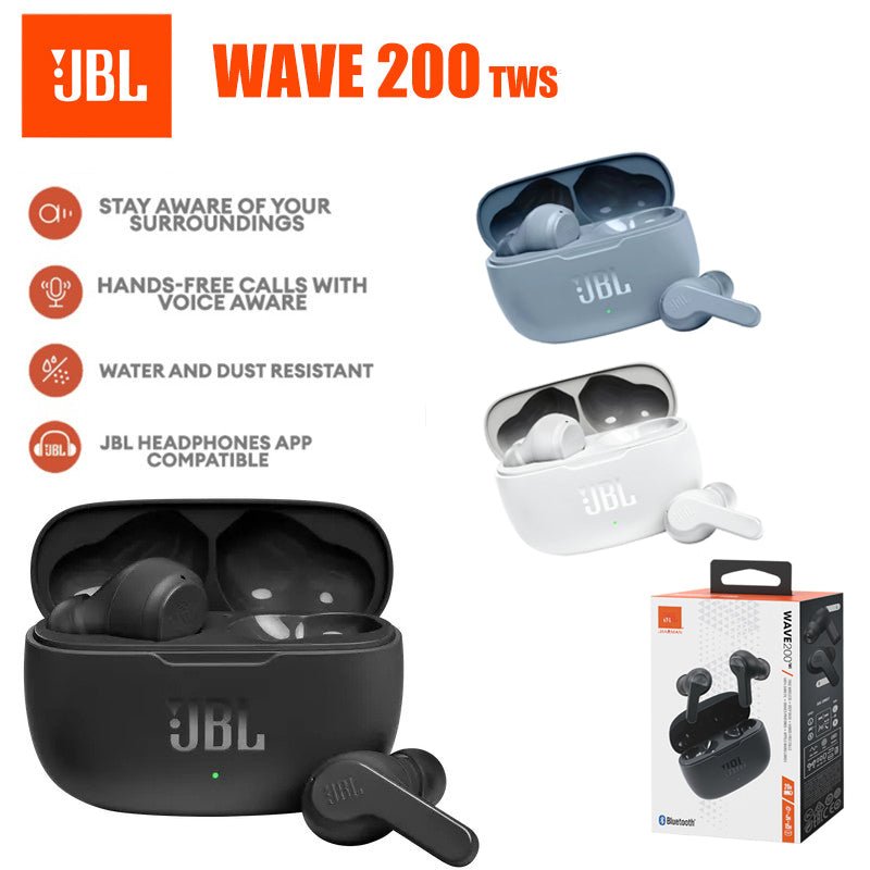 JBL Wave 200TWS Wireless Earphone with Mic - itzy bitsy