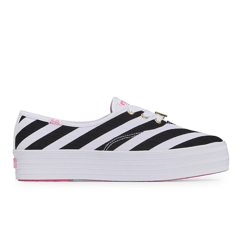 Barbie x Keds Point Striped Platform Sneakers
