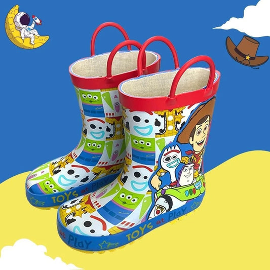 Kids Cartoon Woody Non - Slip Rain Boots 3.0 - itzy bitsy