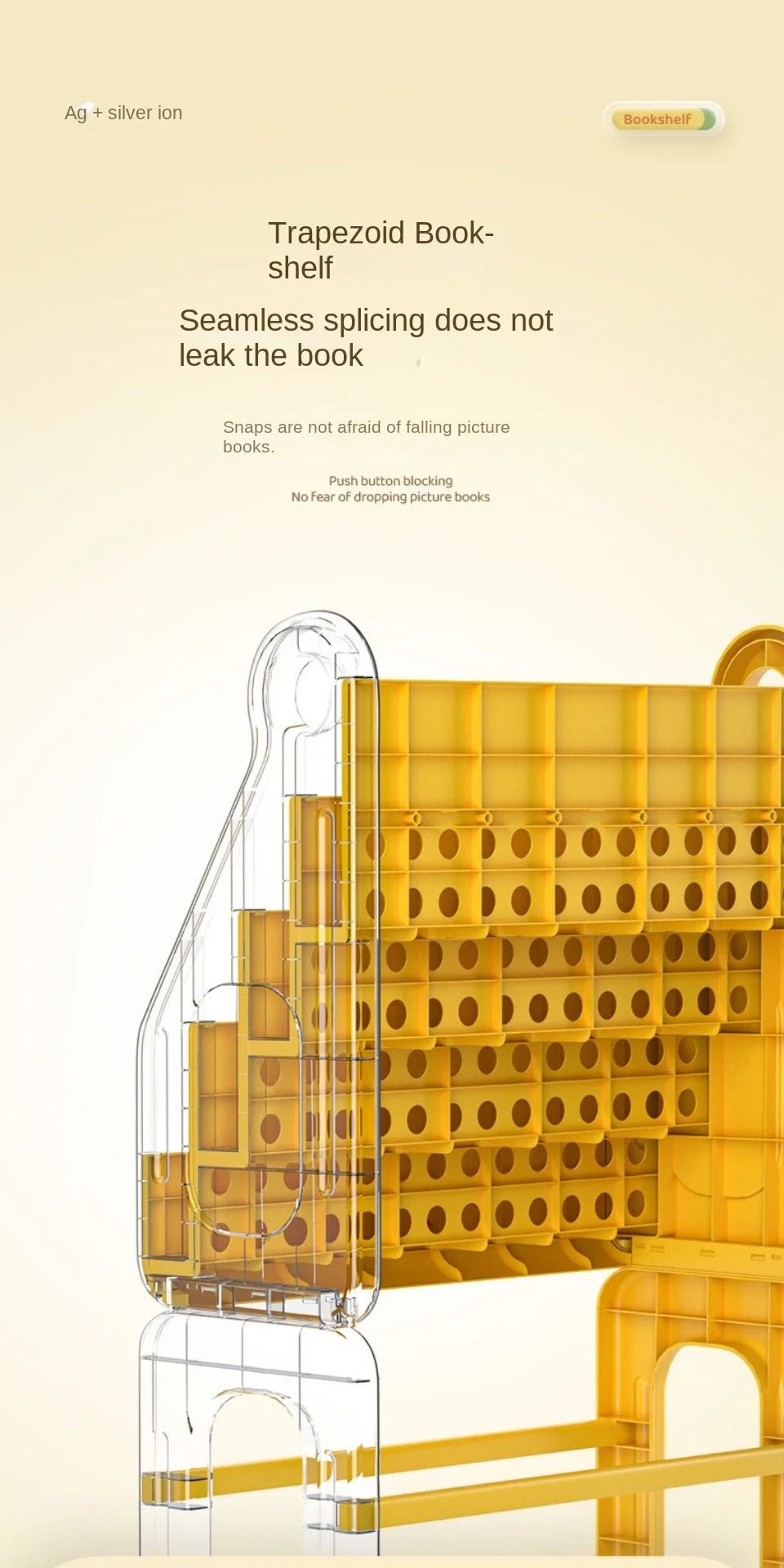 Kids Cute Book Shelving and Organizer - itzy bitsy