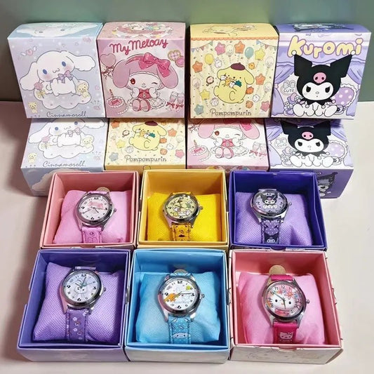 Kids Leather Digital Watch with Box - itzy bitsy
