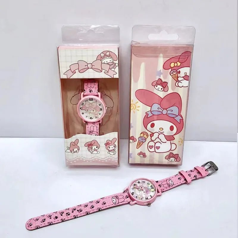 Kids Melody Hello Kitty Cinnamoroll PomPom Watch - itzy bitsy