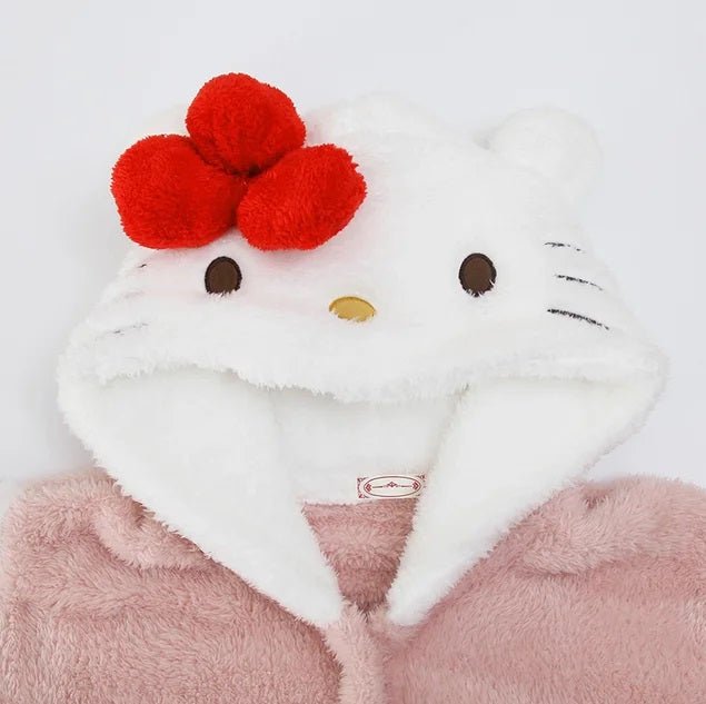 KT Soft & Thick Coral Velvet Robe - itzy bitsy