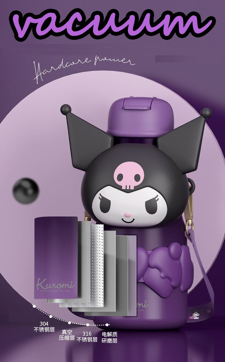 650ml  Kitty & Friends Stainless Steel Insulated Water Bottle