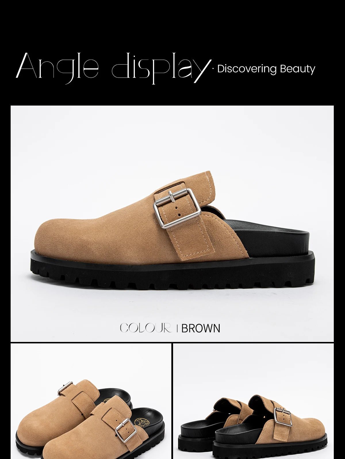 Leather Versatile Women's Mule - itzy bitsy