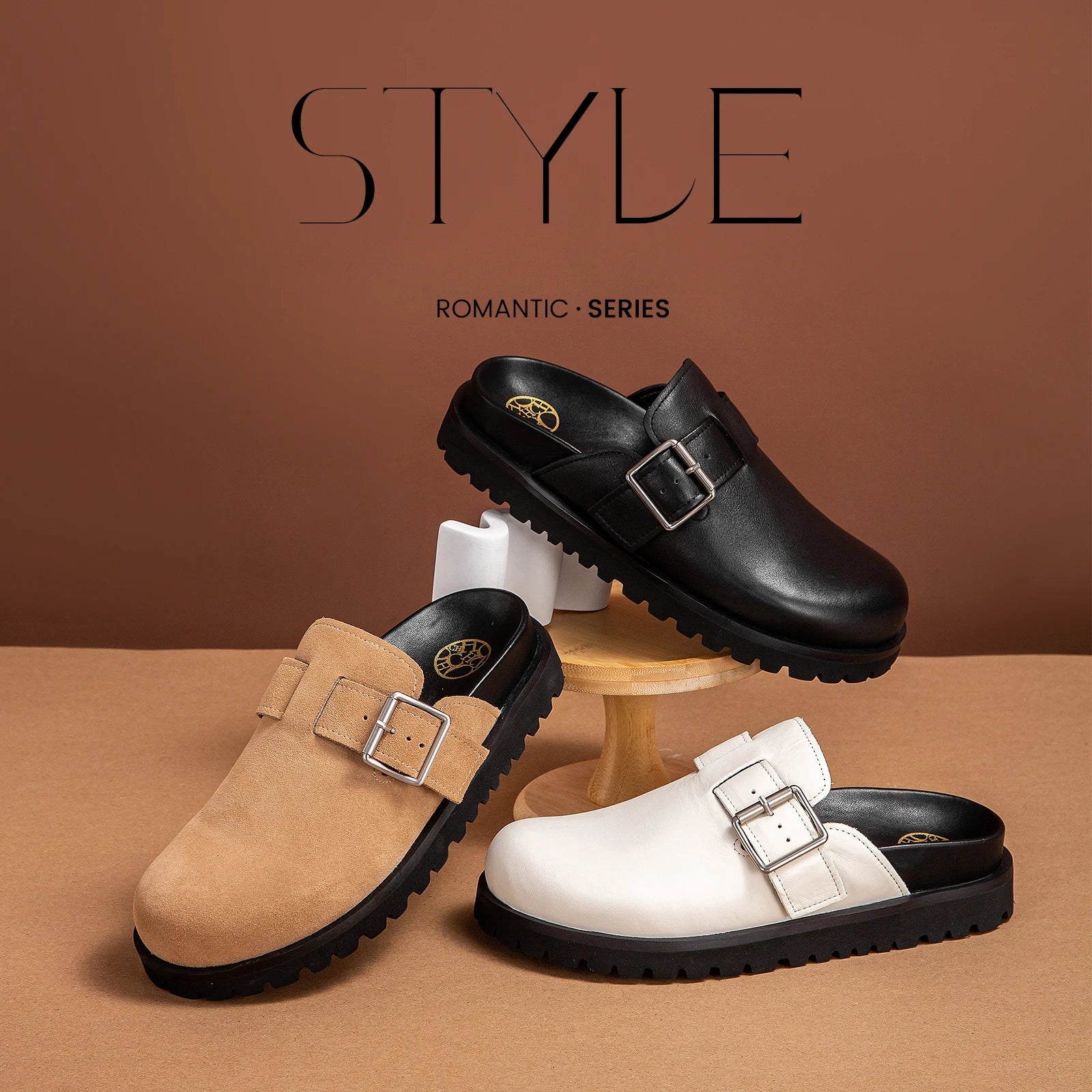 Leather Versatile Women's Mule - itzy bitsy