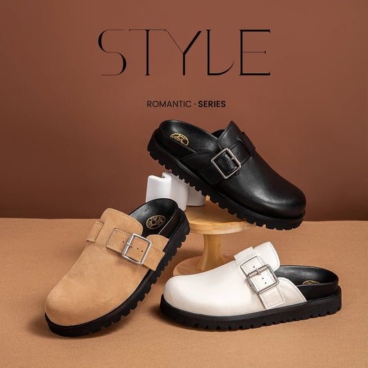 Leather Versatile Women's Mule - itzy bitsy