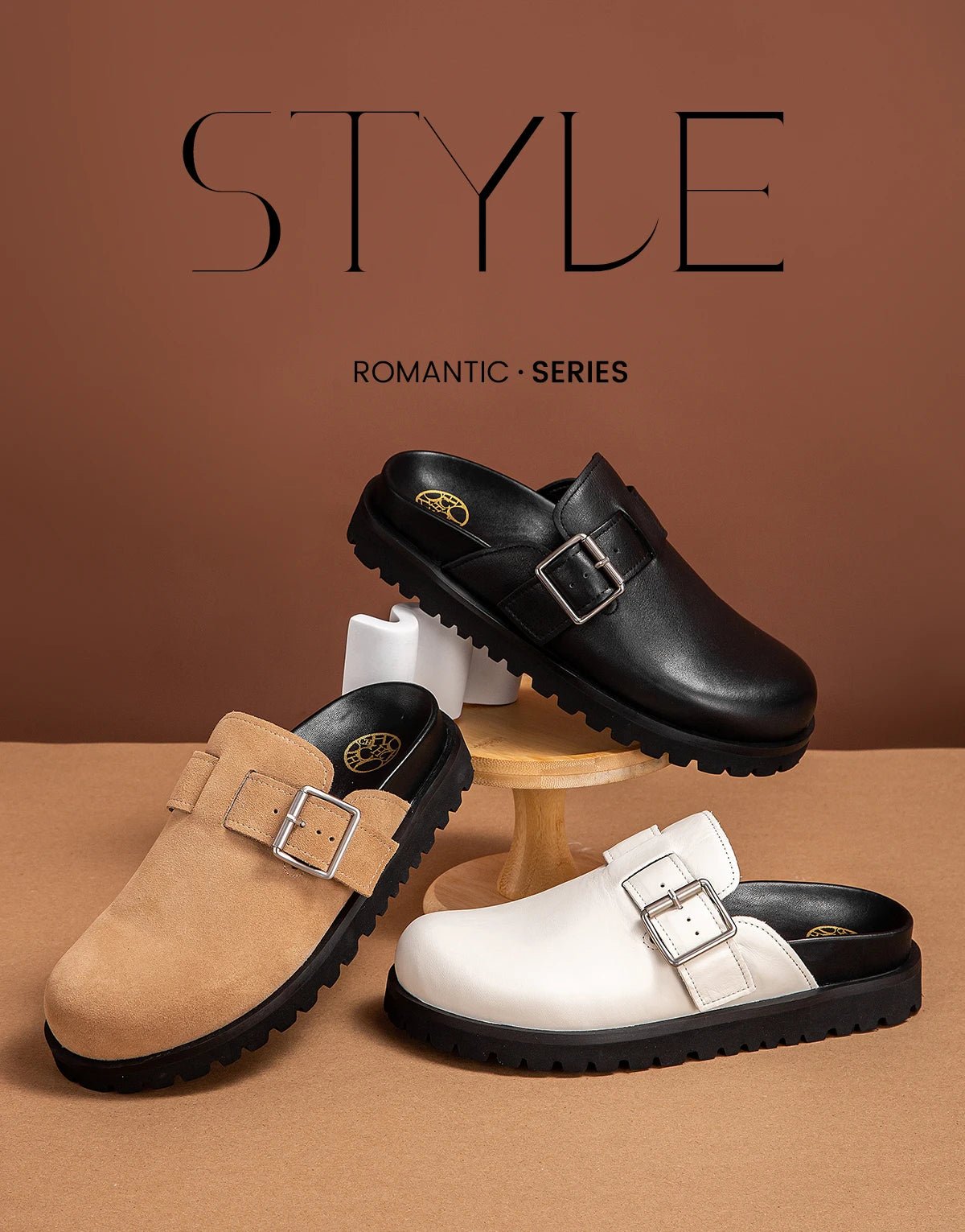 Leather Versatile Women's Mule - itzy bitsy