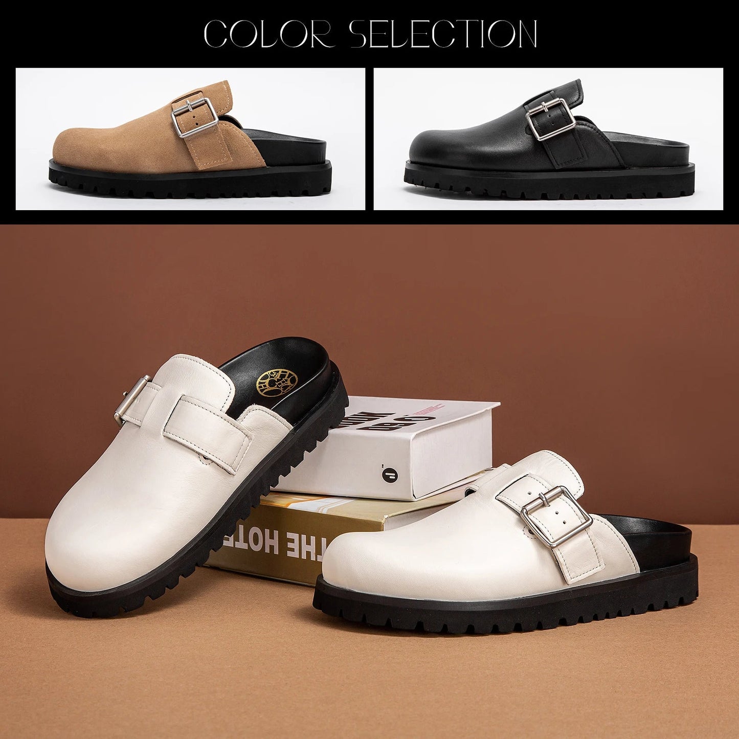 Leather Versatile Women's Mule - itzy bitsy