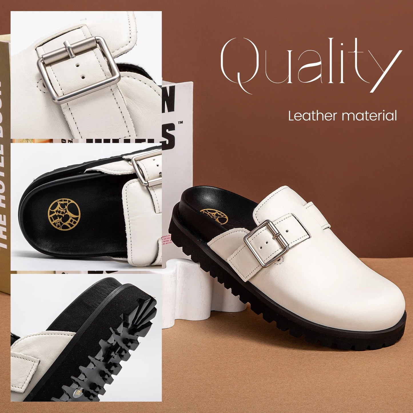 Leather Versatile Women's Mule - itzy bitsy