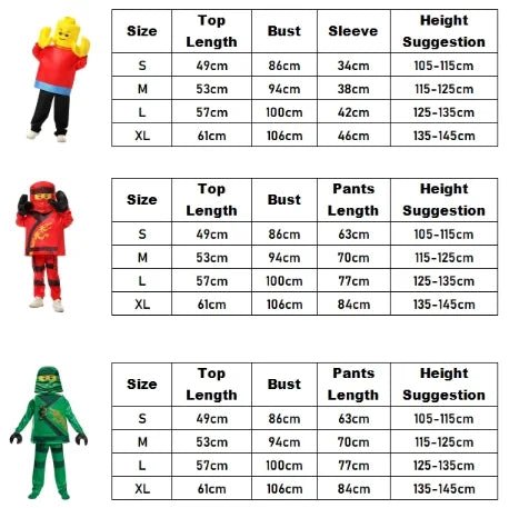 Lego Costume Set - itzy bitsy