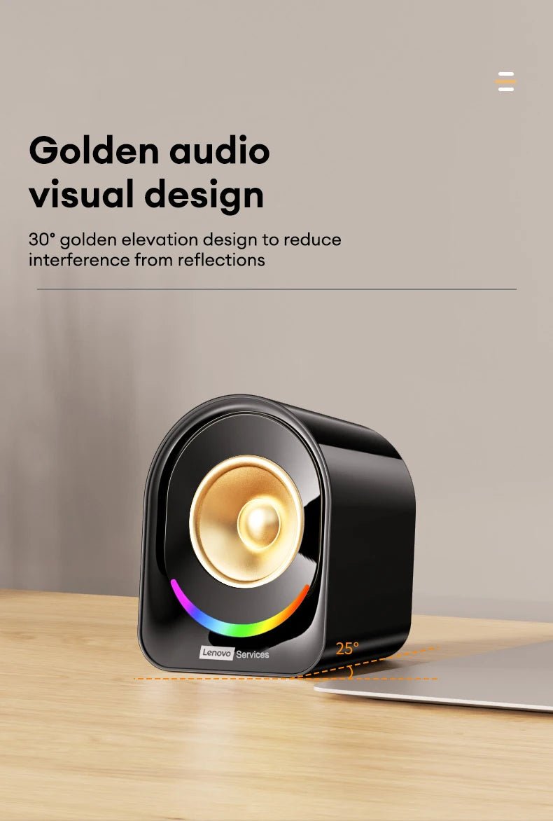 Lenovo A02 Audio Player Wireless Bluetooth Speaker HIFI Surround Sound For Phone & Computer - itzy bitsy