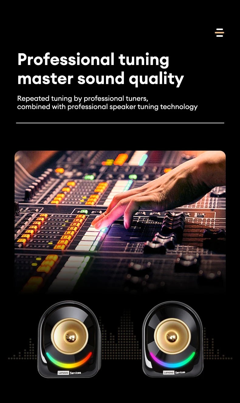 Lenovo A02 Audio Player Wireless Bluetooth Speaker HIFI Surround Sound For Phone & Computer - itzy bitsy