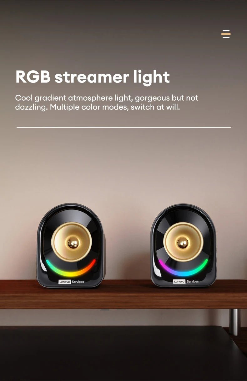 Lenovo A02 Audio Player Wireless Bluetooth Speaker HIFI Surround Sound For Phone & Computer - itzy bitsy