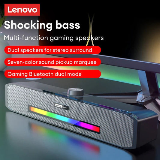 Lenovo B02 Bluetooth Stereo HiFi Heavy Bass Long Soundbar - itzy bitsy