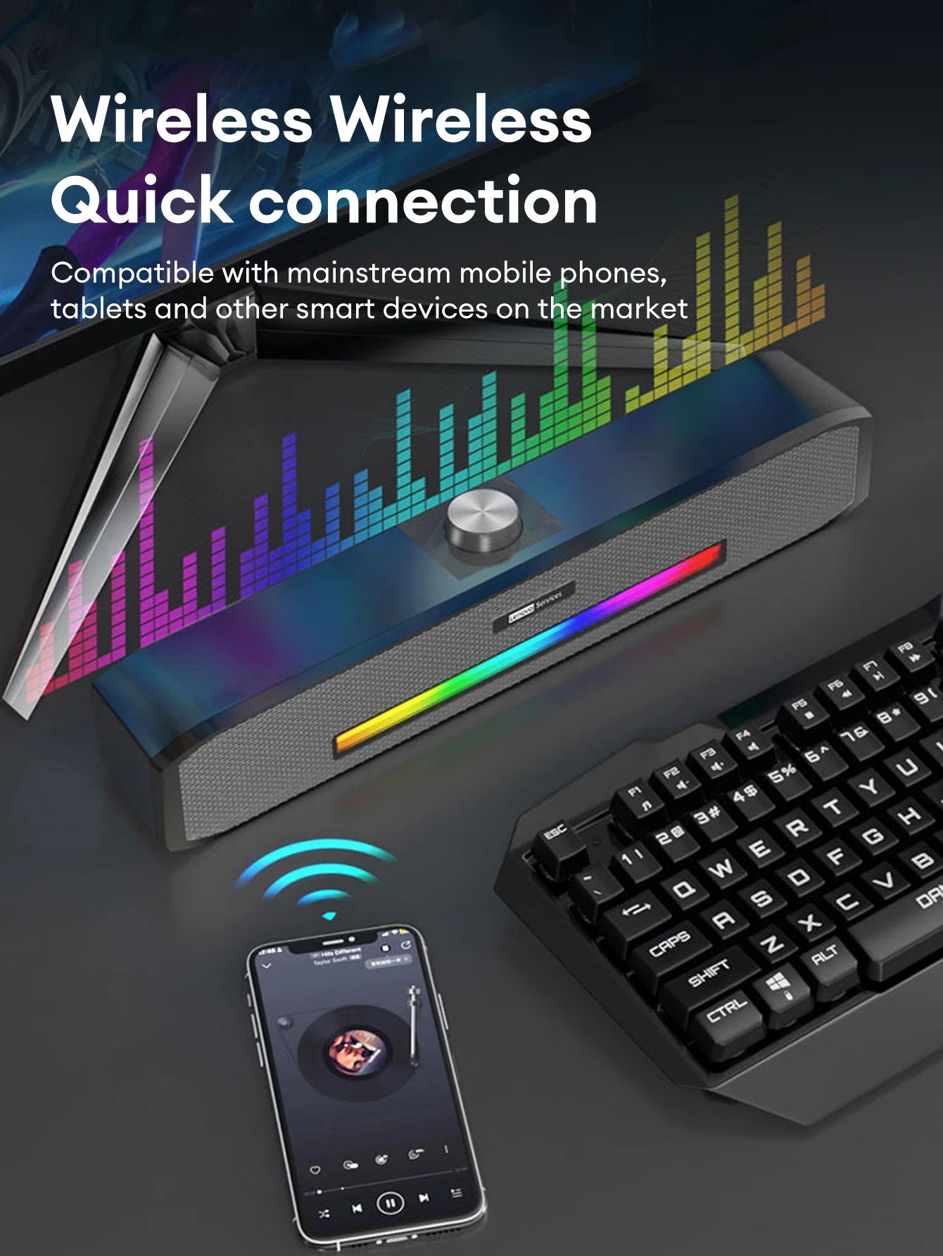 Lenovo B02 Bluetooth Stereo HiFi Heavy Bass Long Soundbar - itzy bitsy