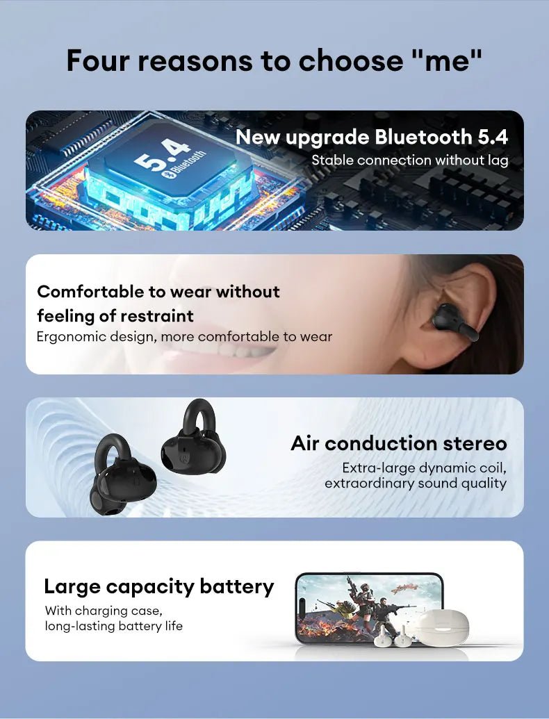 Lenovo EA330 Wireless V5.4 Ear Clip - itzy bitsy