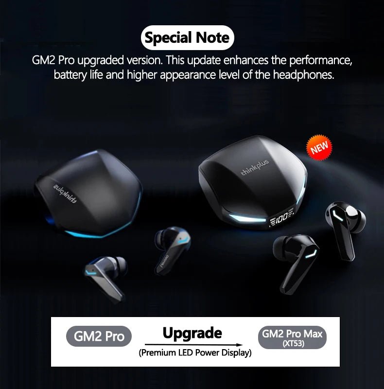 Lenovo GM2 PRO MAX Wireless v5.4 Earbuds - itzy bitsy