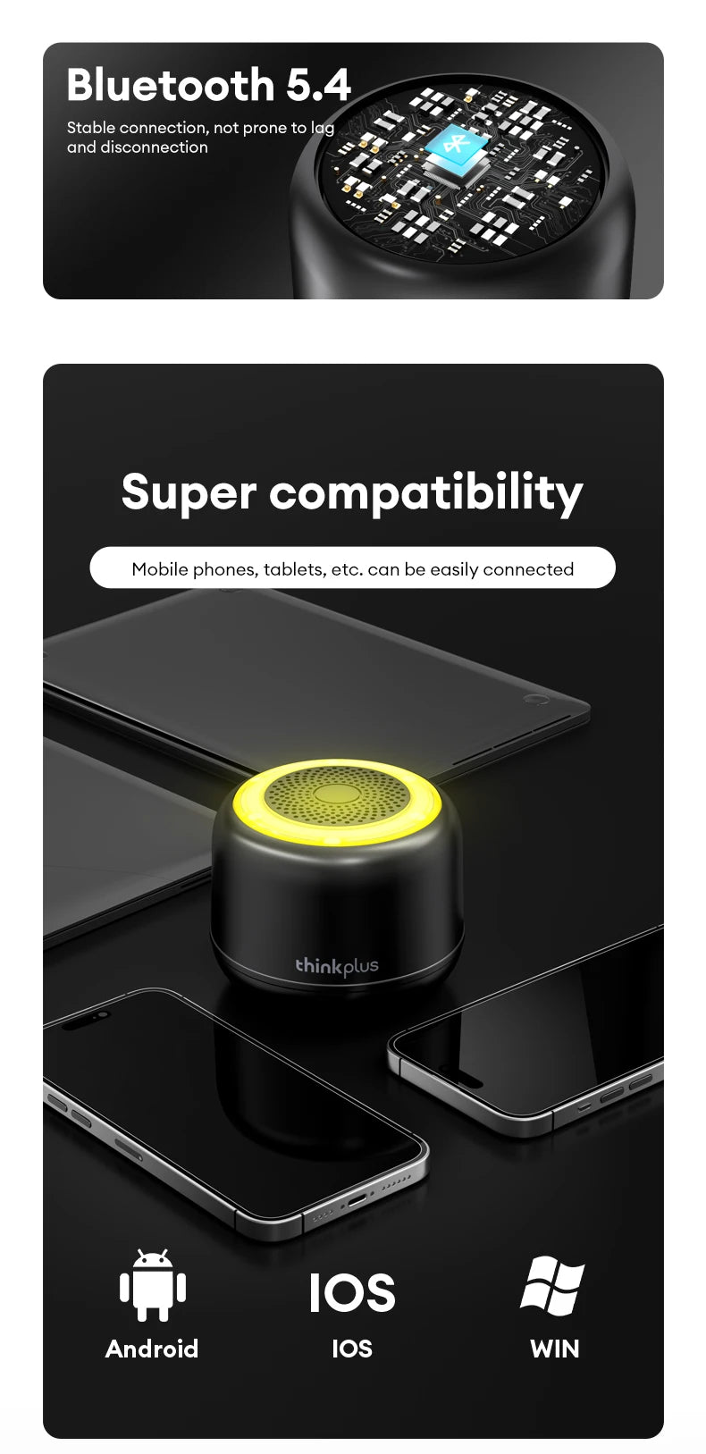 Lenovo K14 PRO Wireless Surround Music RGB Gaming Speaker - itzy bitsy
