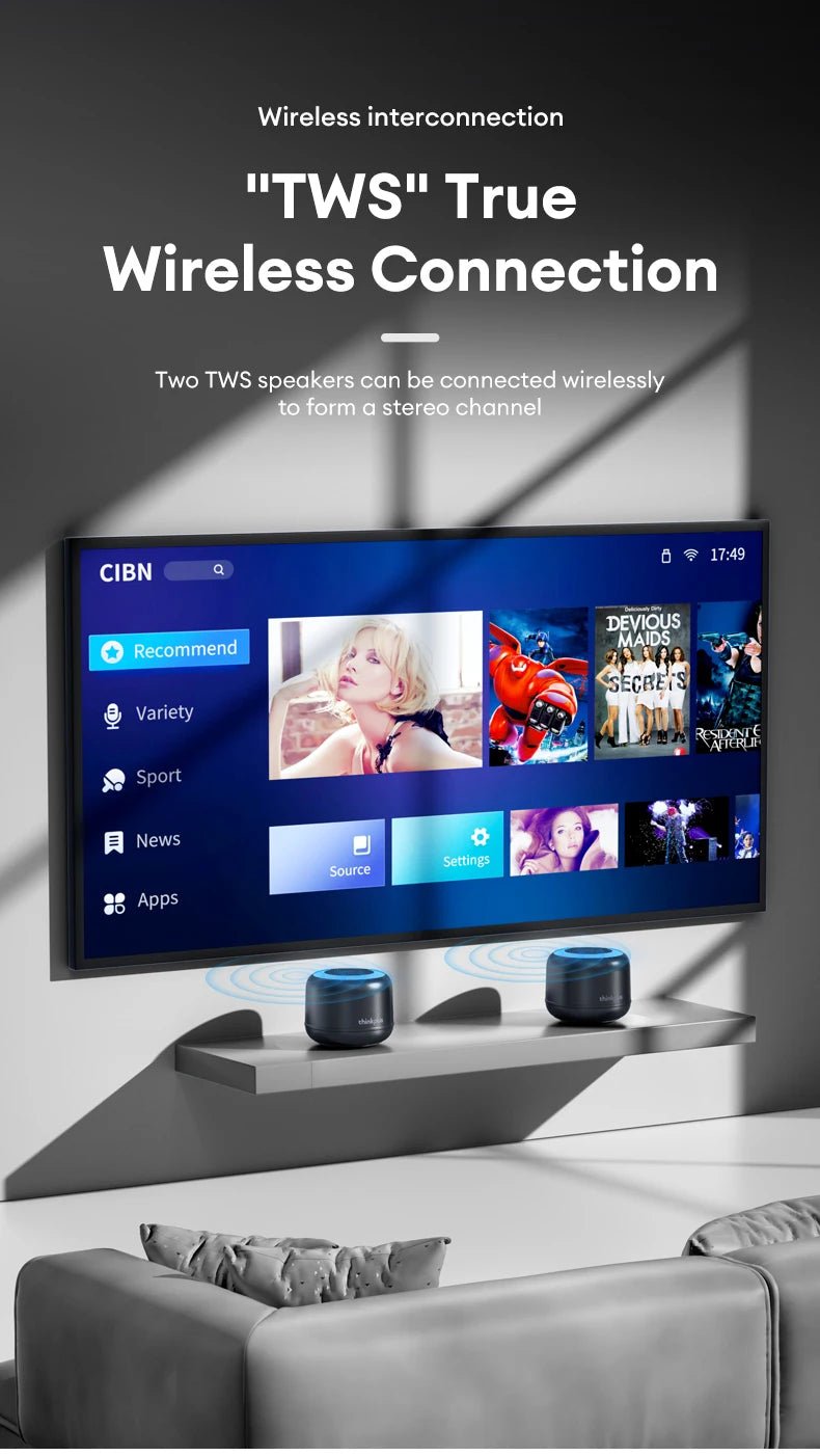 Lenovo K14 PRO Wireless Surround Music RGB Gaming Speaker - itzy bitsy