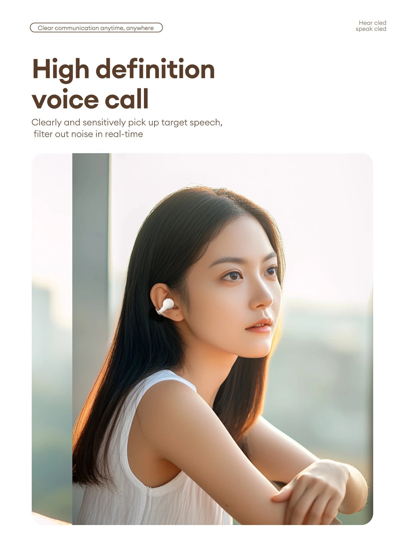 Lenovo LP25 OWS Wireless Ear Clip With Mic - itzy bitsy