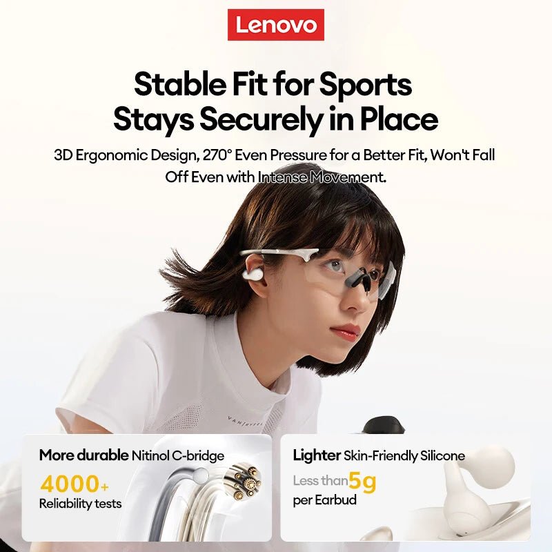 Lenovo LP25 OWS Wireless Ear Clip With Mic - itzy bitsy
