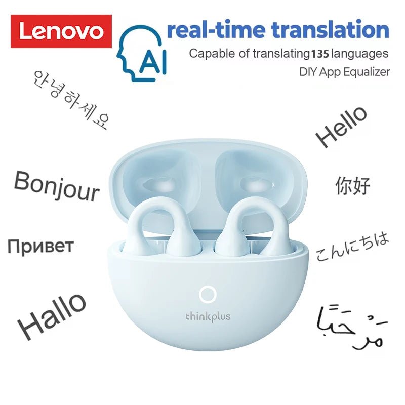 Lenovo LP25 Wireless v5.4 HIFI AI Real - Time Translators Earbuds - itzy bitsy