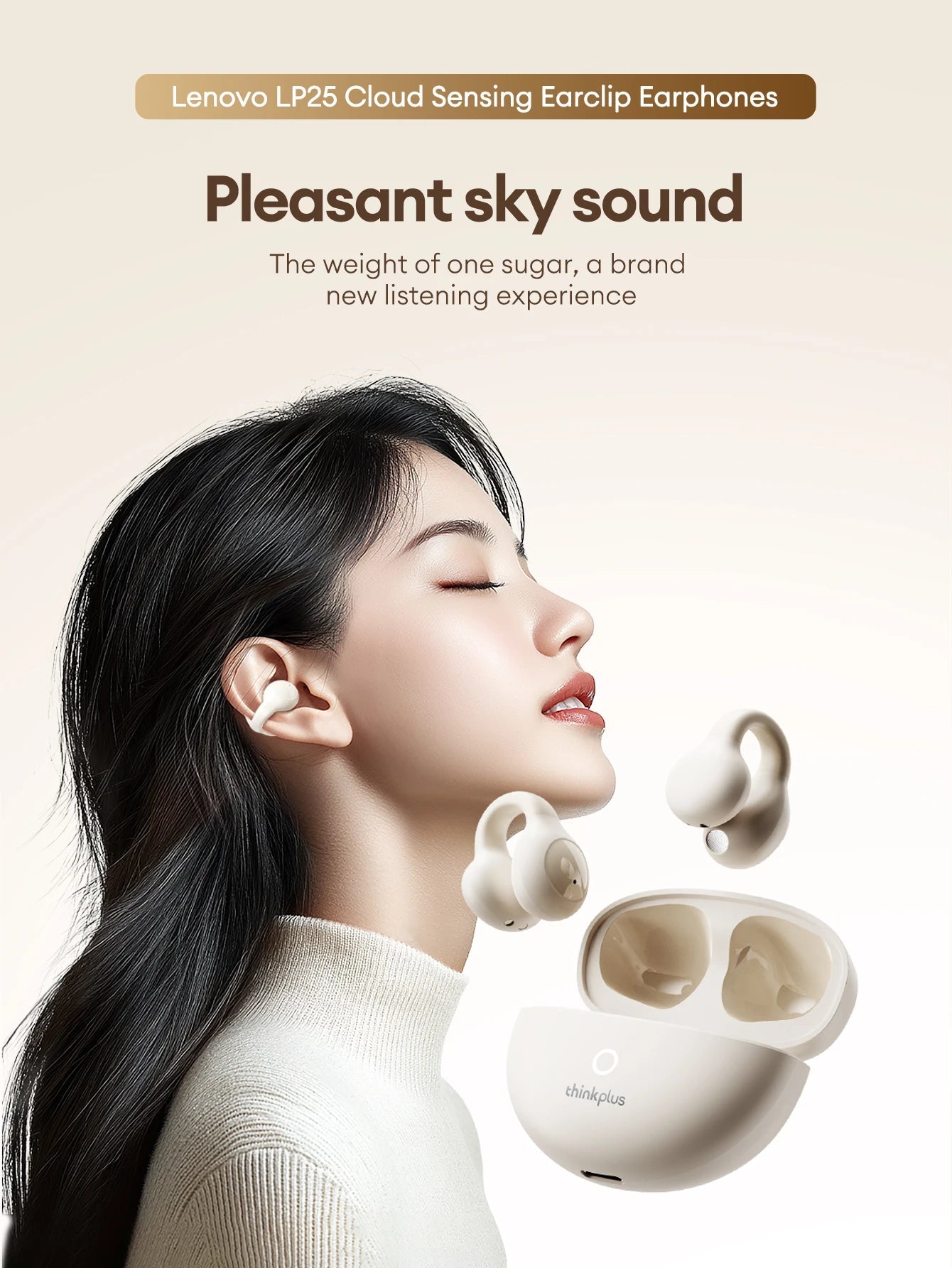 Lenovo LP25 Wireless v5.4 HIFI AI Real - Time Translators Earbuds - itzy bitsy