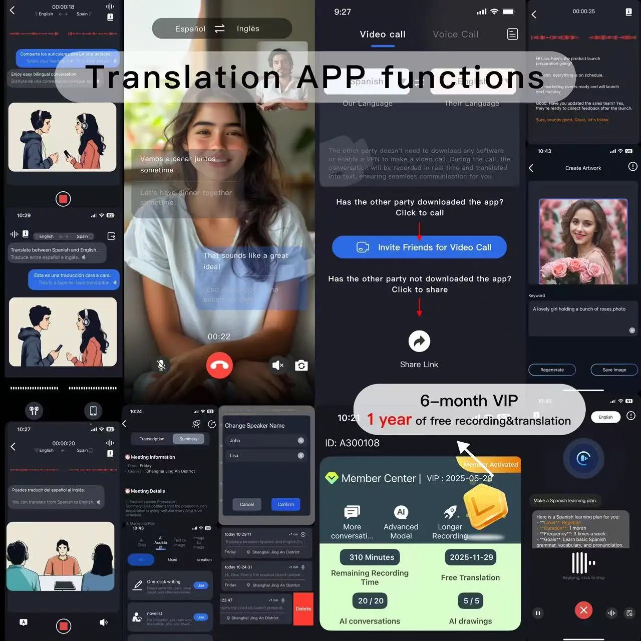 Lenovo LP25 Wireless v5.4 HIFI AI Real - Time Translators Earbuds - itzy bitsy