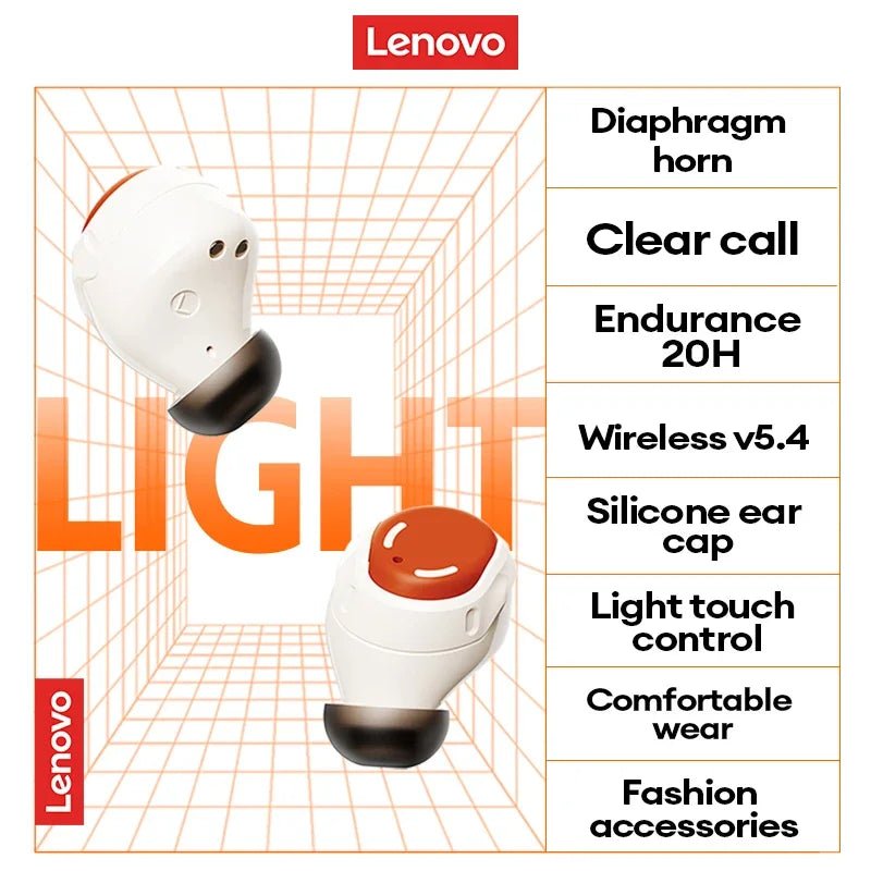 Lenovo LP26 Wireless V5.4 HIFI Headset With Mic - itzy bitsy