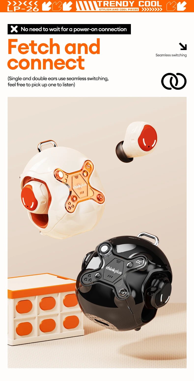 Lenovo LP26 Wireless V5.4 HIFI Headset With Mic - itzy bitsy