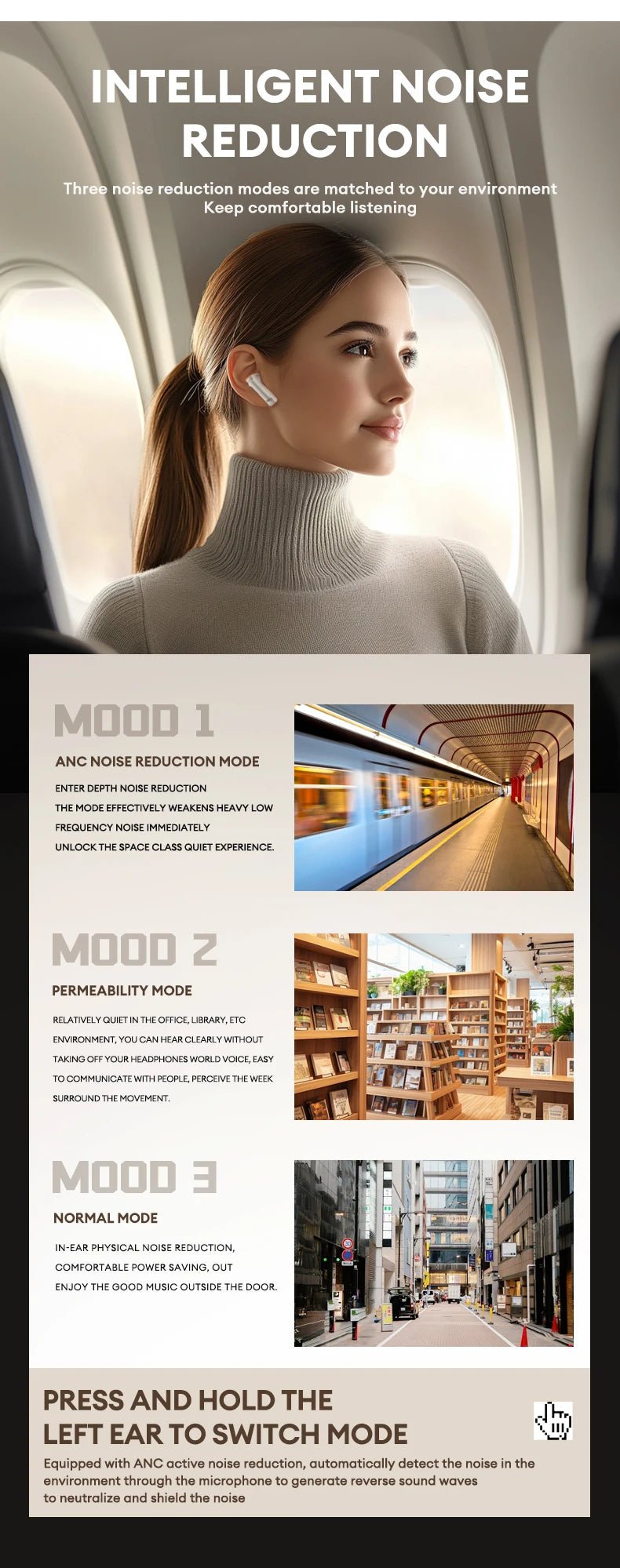 Lenovo LP27 Wireless v5.4 HIFI Earbuds - itzy bitsy